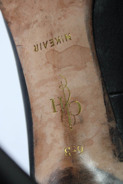 Cole Haan Womens Chelsea Slip On Stiletto Pumps Black Leather Size 6.5