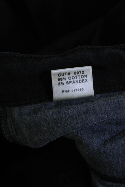 J Brand Womens Cotton Denim Low-Rise Flared Hem OP Jett Jeans Black Size 30