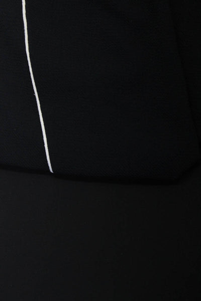 Zara Basic Womens Two-Toned Striped Side Split Pencil Skirt Black Size XS Lot 2