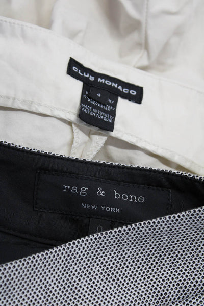 Rag & Bone Club Monaco Womens Gray Textured Cotton Shorts Size 0 4 lot 2