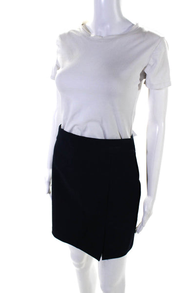 Rachel Zoe Women's Straight Pencil Skirt Navy Size 2