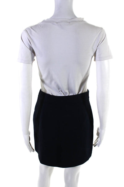 Rachel Zoe Women's Straight Pencil Skirt Navy Size 2