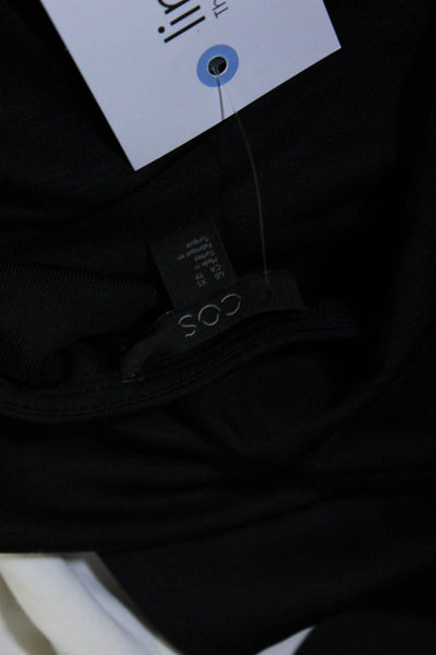 COS Women's V-Neck Sleeveless Maxi Dress Black Size XS