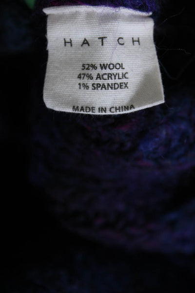HATCH Womens Purple Striped Maternity Sweater Size 4 14911376