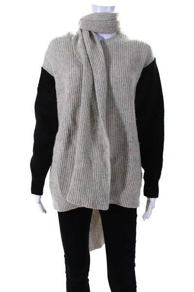 Saunders Collective Womens Melange Sweater Size 4 15160613
