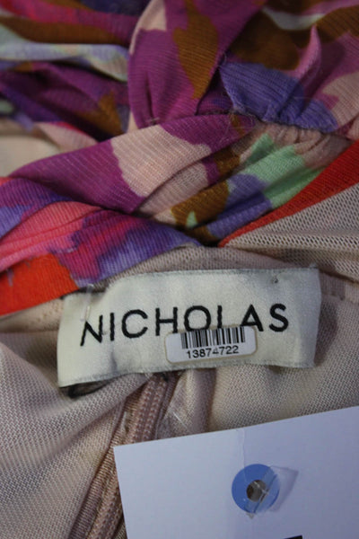 Nicholas Womens Mira Asymmetric Top Size 6 14810110