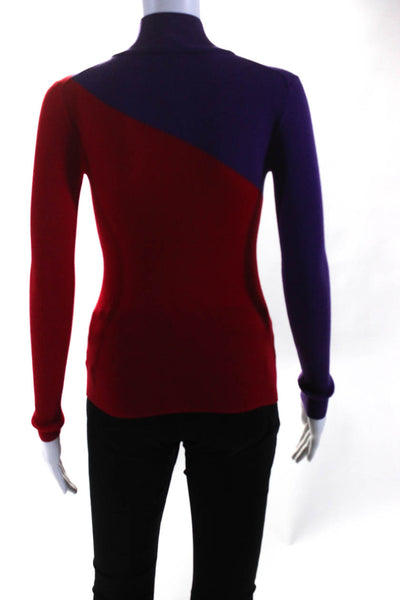 Emporio Armani Womens Multi High Neck Sweater Size 4 13616029