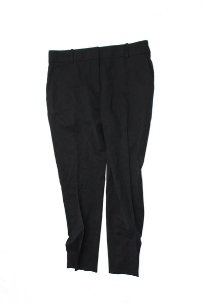 Theory Barneys New York Womens Wide Straight Leg Pants Black Size IT 44 6 Lot 2