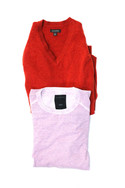 Calvin Klein John W Nordstom Mens Pullover Sweater Red Purple Size XXL Lot 2
