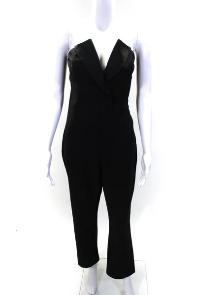 Aidan AIDAN MATTOX Womens Tuxedo Jumpsuit Size 10 15872361