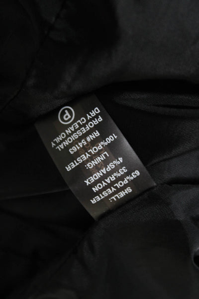 Calvin Klein Women's Round Neck Sleeveless Wrap Mini Dress Black Size 2
