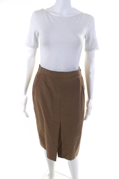 Seventy Womens Beige Pencil Skirt Size 2 14089668