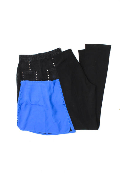 Zara Womens Mini Skirts Pants Black Size XS S Lot 3