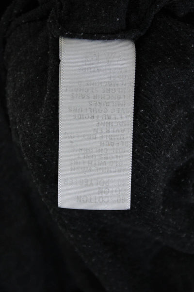 Standard James Perse Womens Cotton Sleeveless Ruched Blouson Dress Gray Size 2