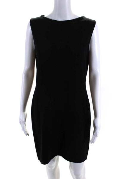 St. John Evening By Marie Gray Womens Santana Knit Shift Dress Black Size 6