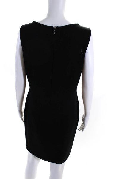 St. John Evening By Marie Gray Womens Santana Knit Shift Dress Black Size 6