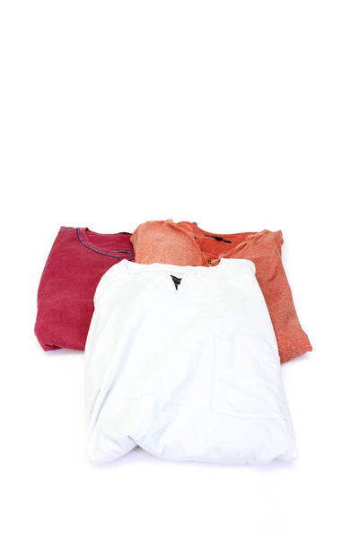 Good Man Agave John Varvatos Mens Tee Shirts Gray Red Orange Cotton Size 2XL Lot