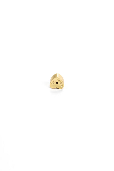 Alison Lou Womens Lucite Gold Tone Small Beige & Black Jelly Hoop Earrings 1.4"