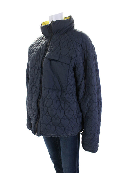 Opening Ceremony Womens Heart Quilted Puffer Coat Size 10 12684758