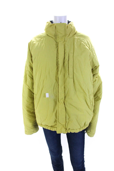 Opening Ceremony Womens Heart Quilted Puffer Coat Size 10 12684758