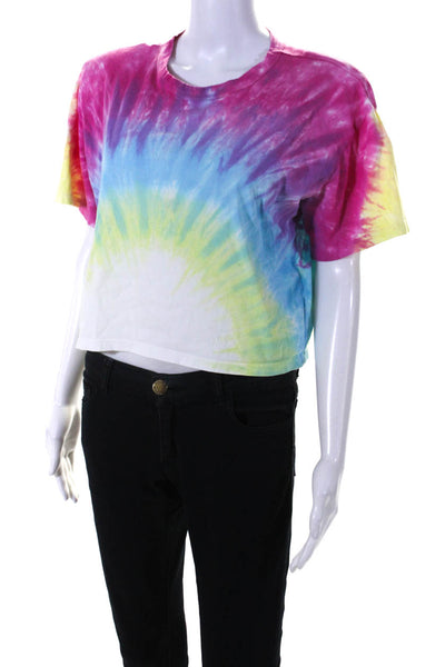 525 America Womens Tie Dye T-Shirt Size 4 13632646