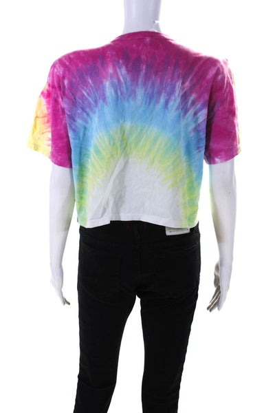 525 America Womens Tie Dye T-Shirt Size 4 13632646