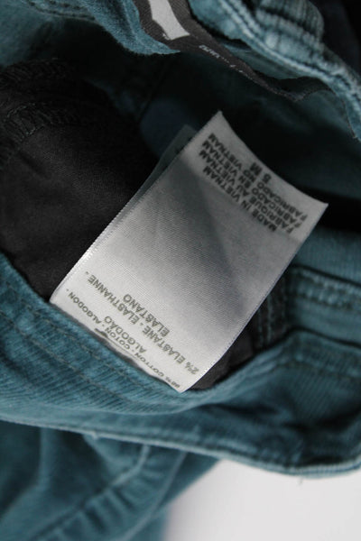 Levis J Brand Womens Cotton Corduroy Skinny Jeans Turquoise Size 5M 25 Lot 2