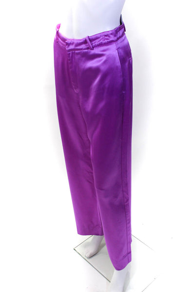 Something Navy Womens Silky Wide Leg Trousers Size 6 14338564