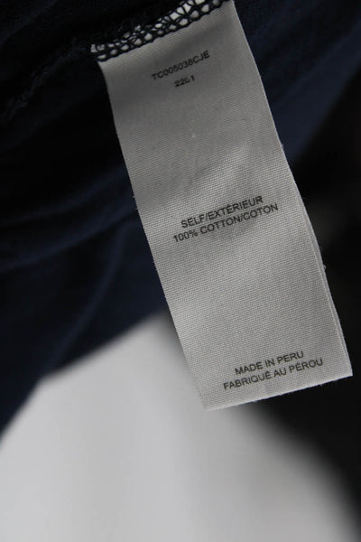 Derek Lam 10 Crosby Women's Sleeveless Knot Slit T-shirt Dress Blue Size XS