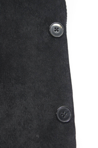 Calvin Klein Men's Collar Long Sleeves Two Button Line Jacket Black Size 43