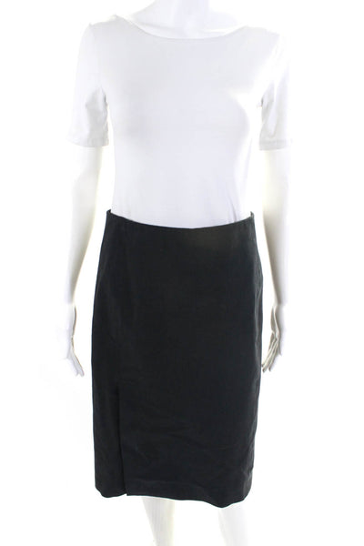 VINCE. Womens Black Pencil Skirt Size 4 11662391