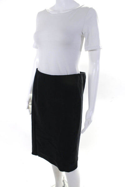 VINCE. Womens Black Pencil Skirt Size 10 11660374