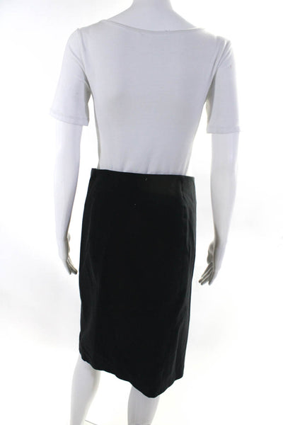 VINCE. Womens Black Pencil Skirt Size 10 11660374