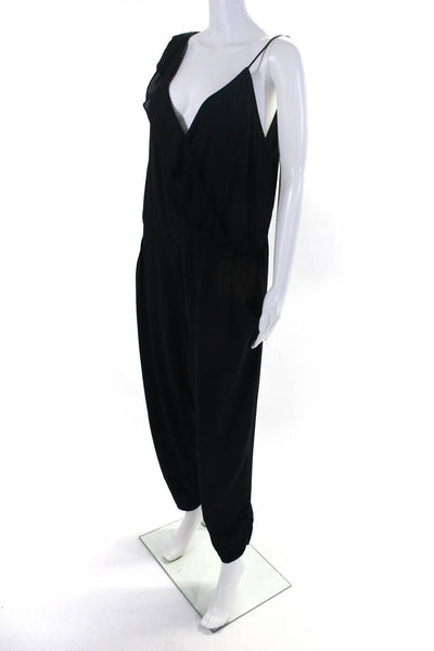 Parker Womens Black Addison Combo Jumpsuit Size 14 13500694