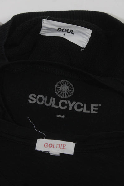 Agolde Soul Cycle Womens Sleeveless Tanks Crewneck Sweater Black Size S Lot 3