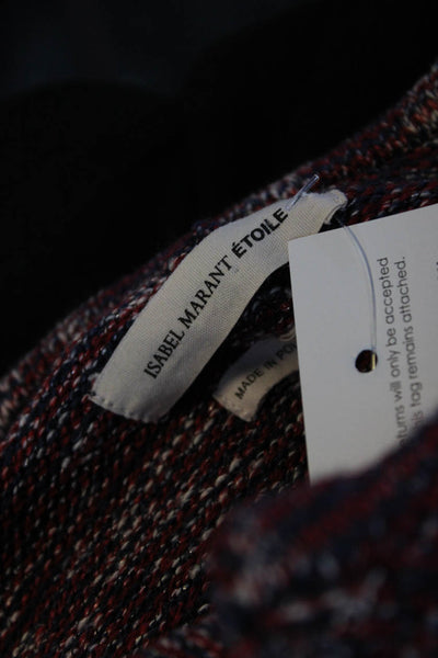 Etoile Isabel Marant Womens Cotton Spotted Hook & Eye Cardigan Pink Size EUR40