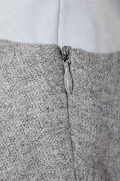 Lauren Ralph Lauren Women's Lined Wool A-line Midi Skirt Gray Size 10