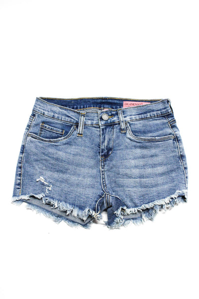 Blank NYC Tractr Girls Skirts Denim Shorts Blue Black Size 10 12 Lot 4