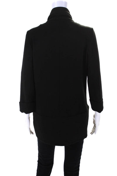 Wilfred Women's Open Front Long Sleeves Cardigan Black Size S