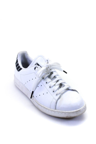Adidas Stan Smith Women's Round Toe Lace Up Rubber Sole Sneaker White Size 8