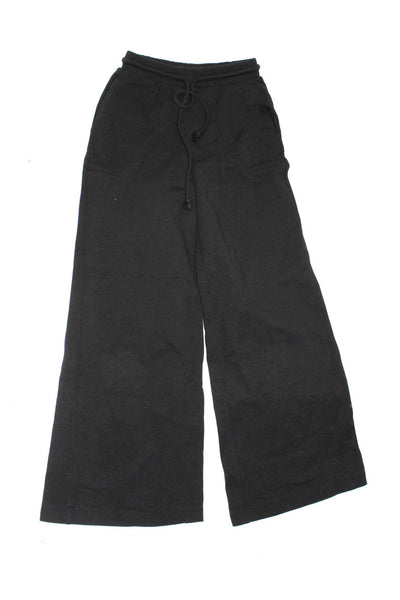 Zara Women's Elastic Drawstring Waist Jogger Pant Black Size S Lot 3