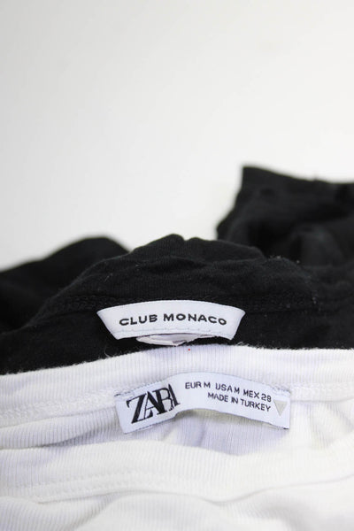 Superdown Zara Club Monaco Womens Tie-Dye Long Sleeve Top White Size XS M Lot 3