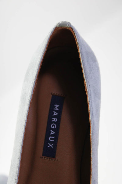 Margaux Womens Slip On Round Toe The Classic Ballet Flats Slate Blue Size 36M