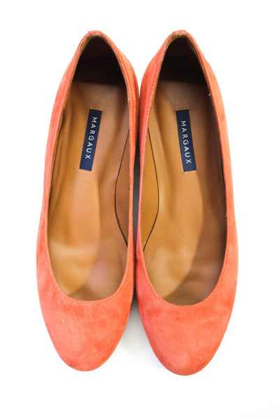 Margaux Womens Slip On Round Toe The Classic Ballet Flats Persimmon Size 39A