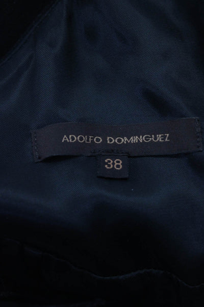 Adolfo Dominguez Womens Spaghetti Strap V Neck Dress Black Size EUR 38
