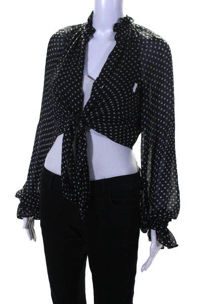 Katie May Womens Gaining Traction Polka Dot Top Size 0 14626201