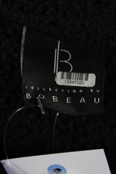B Collection by Bobeau Womens Alonso Faux Sherpa Jacket Size 10 13347020