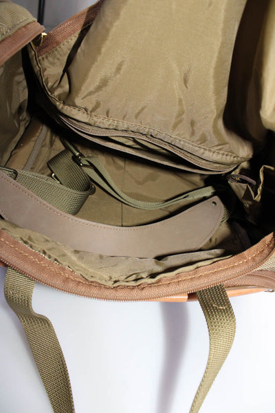Hartmann Unisex Nylon Zip Top Duffel Tote Luggage Bag Brown