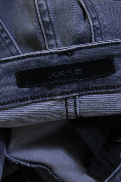 Joe's Collaection Womens Cotton 5 Pocket Mid-Rise Skinny Jeans Gray Size 28