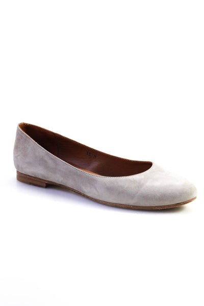 Margaux Womens Slip On Round Toe The Classic Ballet Flats Flint Suede Size 36